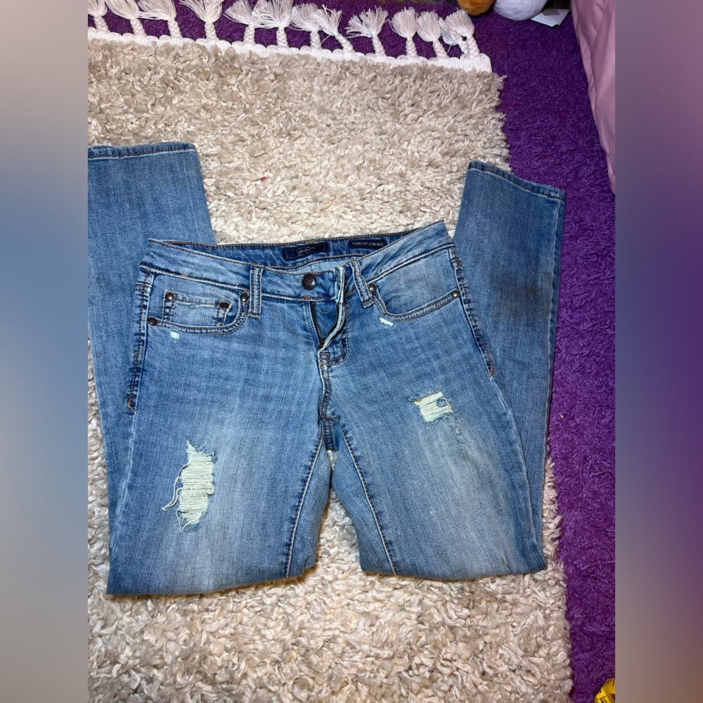 Classic Blue Denim Jeans - Picture 3 of 8